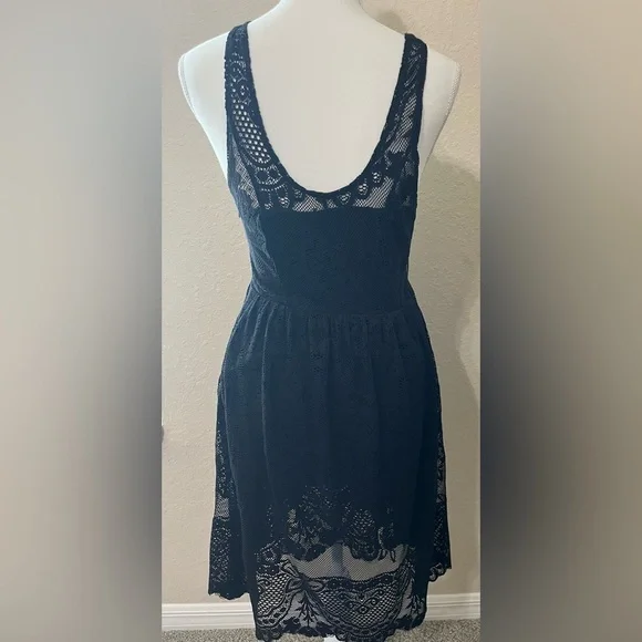 Free People Black ‘Salinas Foil’ Lace Dress - Picture 7 of 7